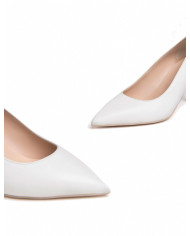 DECOLLETE' NEROGIARDINI DONNA NAPPA PANDORA BIANCO TPU ALEK NATURALE E307081DE/707