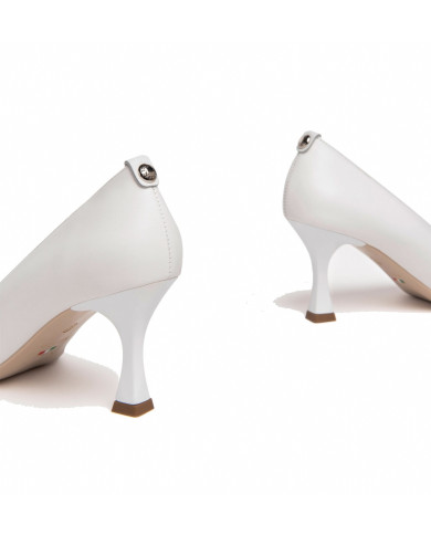 DECOLLETE' NEROGIARDINI DONNA NAPPA PANDORA BIANCO TPU ALEK NATURALE E307081DE/707