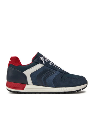 SNEAKERS  GEOX BAMBINO J ALBEN B. B - SCAM.+NYLON  NAVY/AVIO TG. 28-35 J459EB 022FU C0700/A