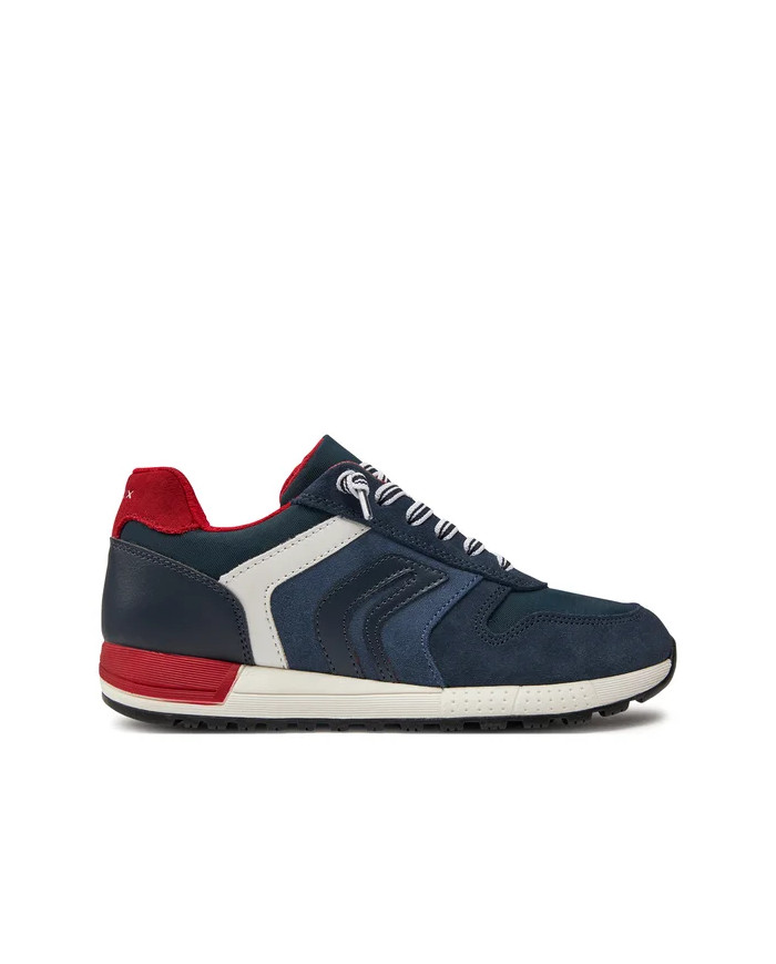 SNEAKERS  GEOX BAMBINO J ALBEN B. B - SCAM.+NYLON  NAVY/AVIO TG. 28-35 J459EB 022FU C0700/A