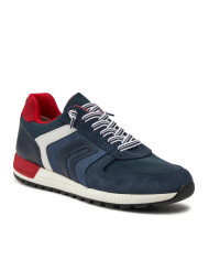 SNEAKERS  GEOX BAMBINO J ALBEN B. B - SCAM.+NYLON  NAVY/AVIO TG. 28-35 J459EB 022FU C0700/A