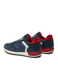 SNEAKERS  GEOX BAMBINO J ALBEN B. B - SCAM.+NYLON  NAVY/AVIO TG. 28-35 J459EB 022FU C0700/A