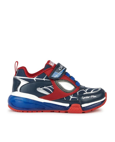 SNEAKERS  GEOX BAMBINO J BAYONYC B. D - NYLON+DBK ST. ROYAL/RED J36FED 0FUCE C0833