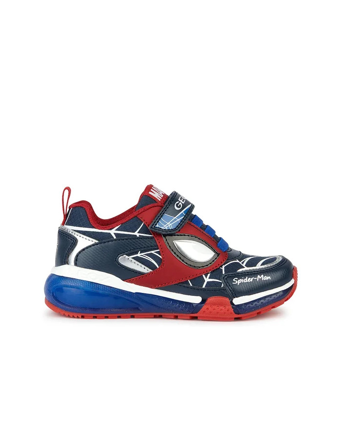 SNEAKERS  GEOX BAMBINO J BAYONYC B. D - NYLON+DBK ST. ROYAL/RED J36FED 0FUCE C0833