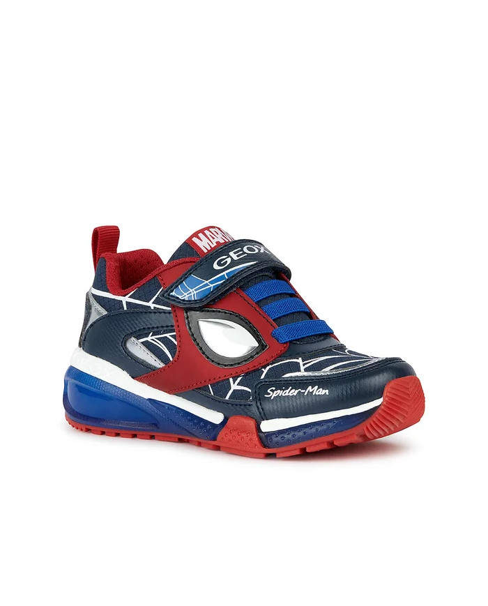 SNEAKERS  GEOX BAMBINO J BAYONYC B. D - NYLON+DBK ST. ROYAL/RED J36FED 0FUCE C0833