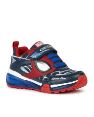 SNEAKERS  GEOX BAMBINO J BAYONYC B. D - NYLON+DBK ST. ROYAL/RED J36FED 0FUCE C0833