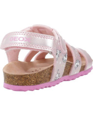 SANDALO GEOX BAMBINA LT PINK FUCHSIA B252RA 000NF CO808