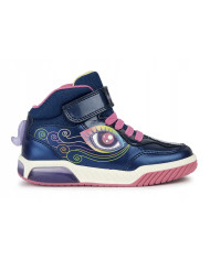 SNEAKERS GEOX BAMBINA J INEK G. B - SIN PER+TES+GLI  NAVY/MULTICOLOR J36ASB 0NFEW TG:28-35 C4243