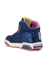 SNEAKERS GEOX BAMBINA J INEK G. B - SIN PER+TES+GLI  NAVY/MULTICOLOR J36ASB 0NFEW TG:28-35 C4243