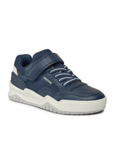 SNEAKERS GEOX BAMBINO J PERTH B. E - GBK BOTT.+NYLON NAVY/WHITE J367RE 0FEFU C4211/A