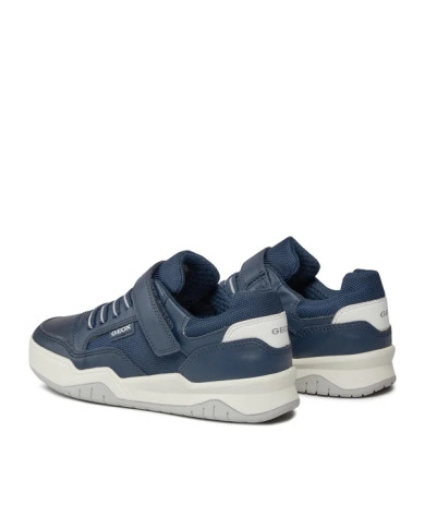 SNEAKERS GEOX BAMBINO J PERTH B. E - GBK BOTT.+NYLON NAVY/WHITE J367RE 0FEFU C4211/A