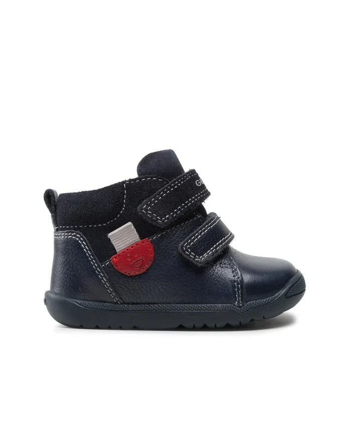 POLACCHINE GEOX BAMBINO PRIMI PASSI MACCHIA B. A-TUMB.LEA+SUE NAVY B164NA 04622 C4002