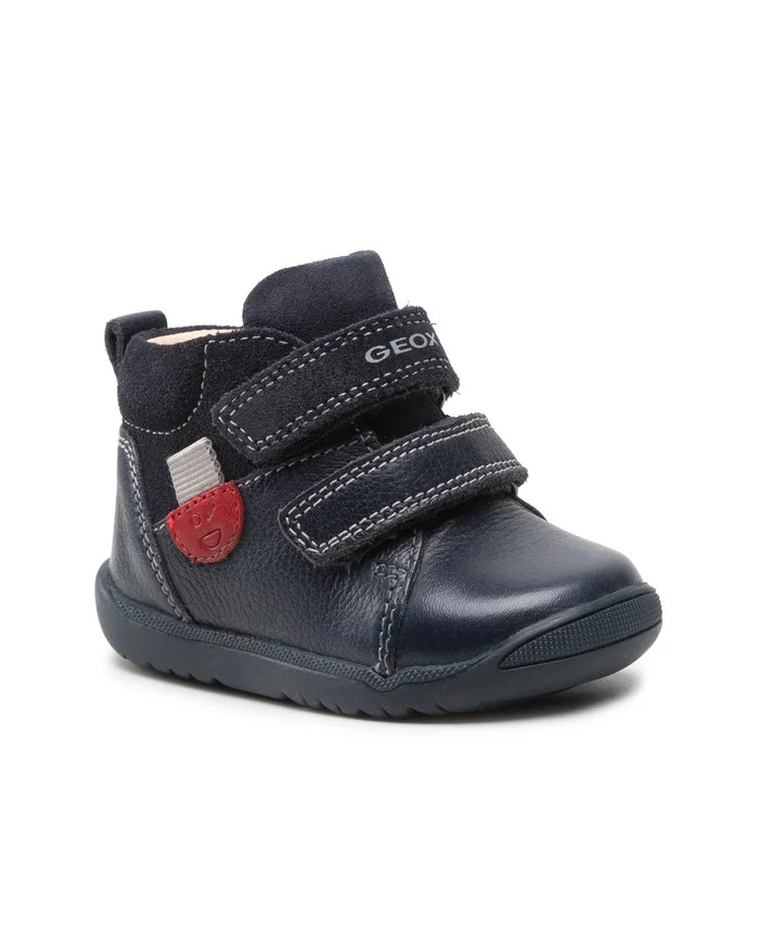 POLACCHINE GEOX BAMBINO PRIMI PASSI MACCHIA B. A-TUMB.LEA+SUE NAVY B164NA 04622 C4002