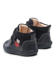 POLACCHINE GEOX BAMBINO PRIMI PASSI MACCHIA B. A-TUMB.LEA+SUE NAVY B164NA 04622 C4002