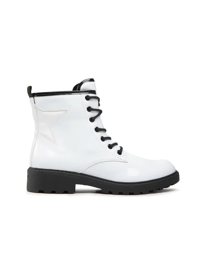 ANFIBIO GEOX BAMBINA  WHITE\BLACK J9420G 000HH C0404