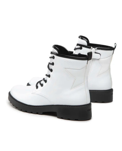 ANFIBIO GEOX BAMBINA  WHITE\BLACK J9420G 000HH C0404