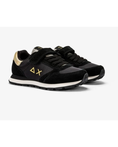 SNEAKERS SUN68 KIDS GIRL'S ALLY SOLID BLACK Z43402K 11/B TG:33-34