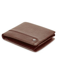 PORTAFOGLIO RONCATO UOMO ORIZZONTALE PATTA E PORTA MONETE ALASKA 41241044 MOGANO