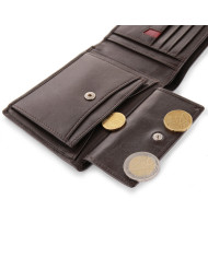 PORTAFOGLIO RONCATO UOMO ORIZZONTALE CON PORTA MONETE PASCAL T.M. 41290144 T.MORO