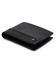 PORTAFOGLIO RONCATO UOMO  ORIZZONTALE CON PORTA MONETE ALASKA NERO 41241101 NERO