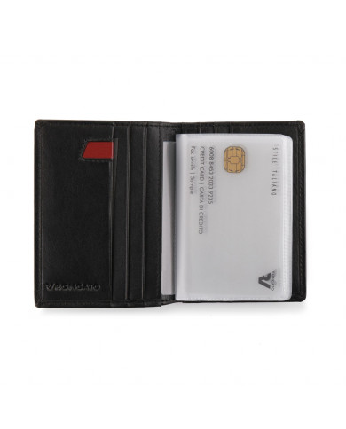 PORTA CARTE RONCATO UOMO CREDITO PASCAL NERO 41290901 NERO