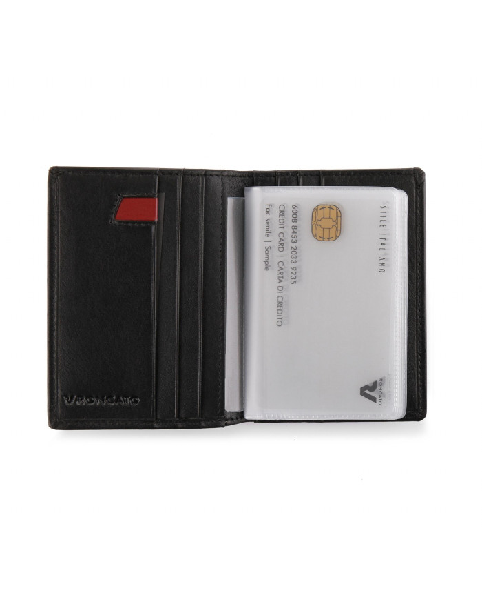 PORTA CARTE RONCATO UOMO CREDITO PASCAL NERO 41290901 NERO