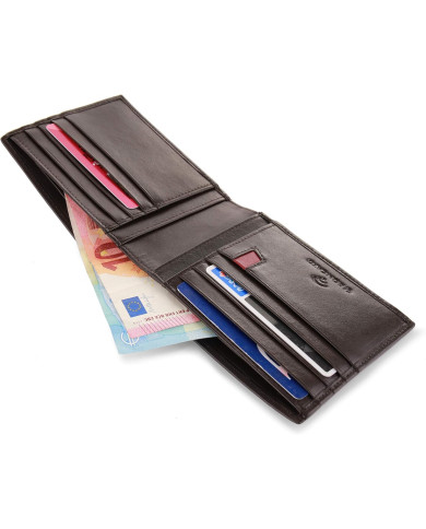 PORTAFOGLIO RONCATO UOMO ORIZZONTALE PASCAL TESTA DI MORO 13X9,5X1,5CM 41290444 