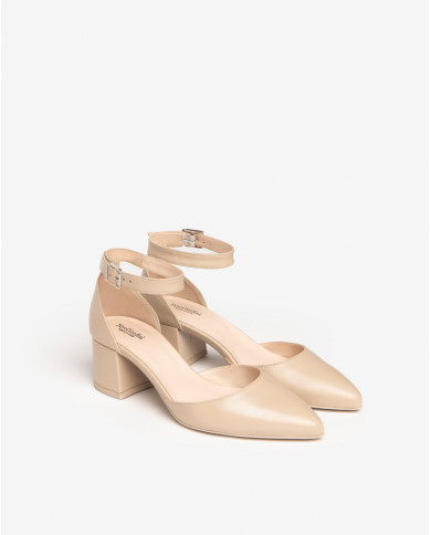 DECOLLETE' NEROGIARDINI DONNA NAPPA PANDORA LINO TPU TENNA E409500D/453