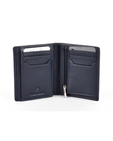 PORTAFOGLIO  RONCATO UOMO VERTICALE PICCOLO MANCHESTER BLU NAVY 9,4X10,8X1,7CM 