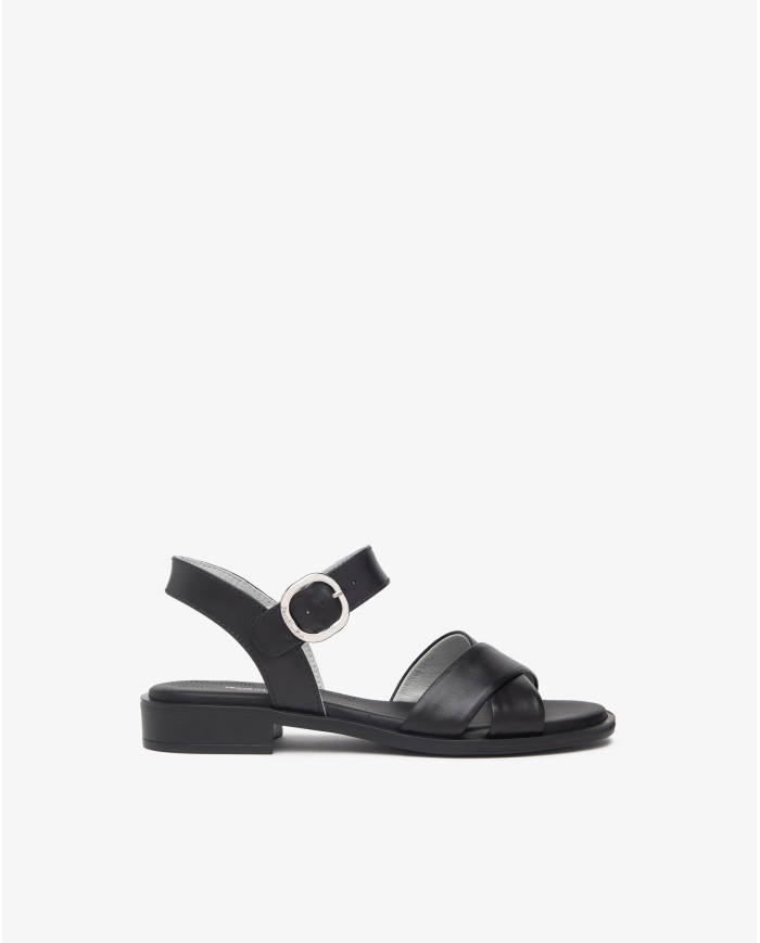 SANDALO NEROGIARDINI DONNA BAROLO NERO TR ACCRA NERO E513400D/100