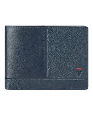 PORTAFOGLIO RONCATO UOMO ORIZZONTALE CON PORTA MONETE TRIAL DLX BLU NAVY 411145583