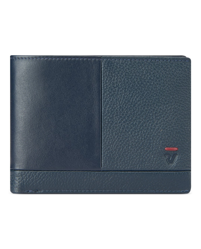 PORTAFOGLIO RONCATO UOMO ORIZZONTALE CON PORTA MONETE TRIAL DLX BLU NAVY 411145583