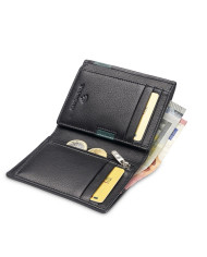 PORTAFOGLIO RONCATO UOMO VERTICALE COMPATTO MONACO NERO 10X9X2CM 41083701