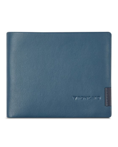 PORTAFOGLIO RONCATO UOMO ORIZZONTALE CONPORTAMONETER E ZIP MONACO DENIM 9,5X12X2CM 41084258