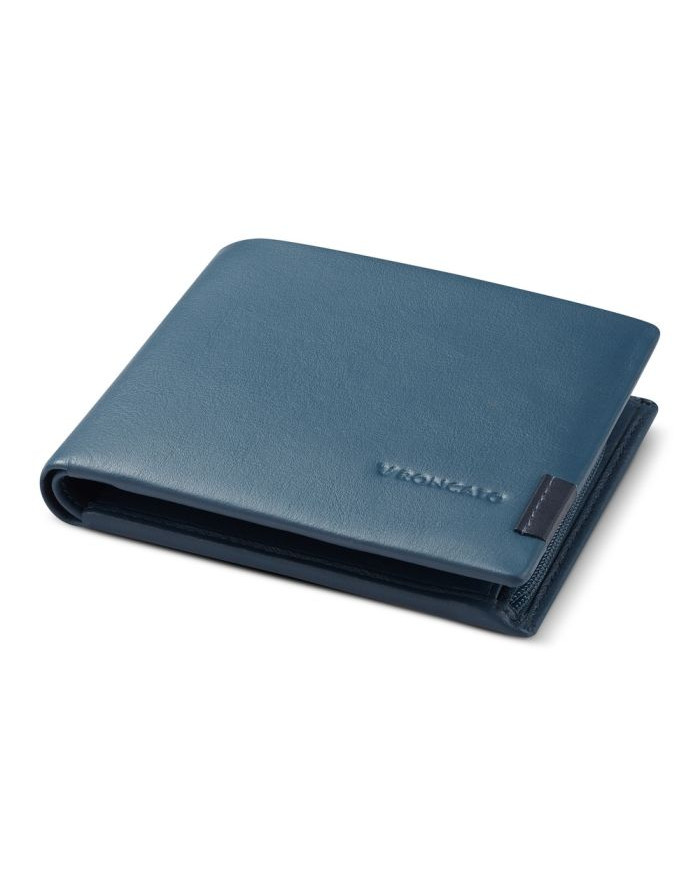 PORTAFOGLIO RONCATO UOMO ORIZZONTALE CONPORTAMONETER E ZIP MONACO DENIM 9,5X12X2CM 41084258