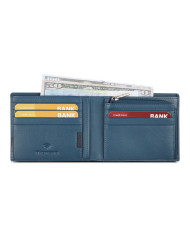 PORTAFOGLIO RONCATO UOMO ORIZZONTALE CONPORTAMONETER E ZIP MONACO DENIM 9,5X12X2CM 41084258