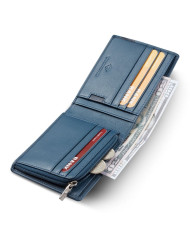 PORTAFOGLIO RONCATO UOMO ORIZZONTALE CONPORTAMONETER E ZIP MONACO DENIM 9,5X12X2CM 41084258