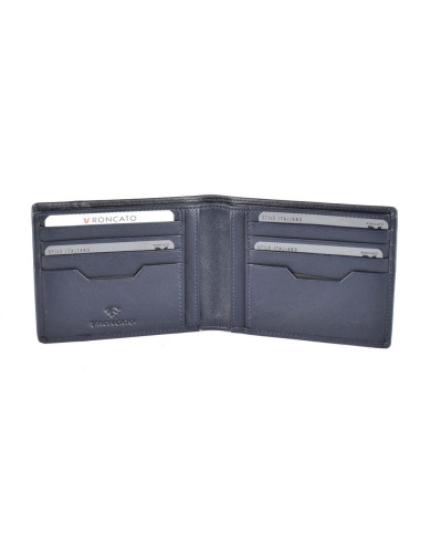PORTAFOGLIO RONCATO UOMO ORIZZONTALE MANCHESTER BLU NAVY 12,5X9,5X1,5CM 41006283 