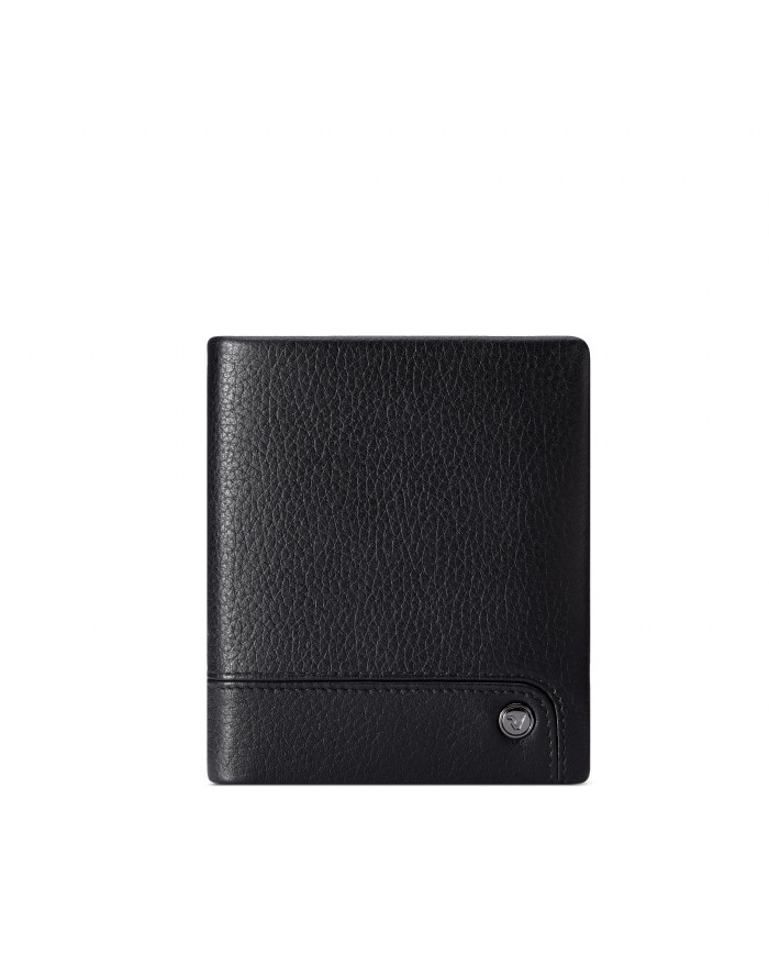 PORTAFOGLIO RONCATO UOMO PICCOLO CON PORTA MONETE ALASKA NERO 41241401 NERO 9X11X1,5CM 41241401