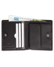 PORTAFOGLIO RONCATO UOMO PICCOLO CON PORTA MONETE ALASKA NERO 41241401 NERO 9X11X1,5CM 41241401