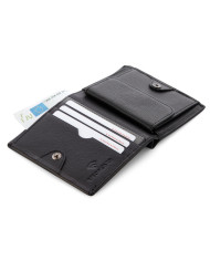 PORTAFOGLIO RONCATO UOMO PICCOLO CON PORTA MONETE ALASKA NERO 41241401 NERO 9X11X1,5CM 41241401