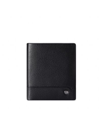 PORTAFOGLIO RONCATO UOMO PICCOLO CON PORTA MONETE ALASKA NERO 41241401 NERO 9X11X1,5CM 41241401