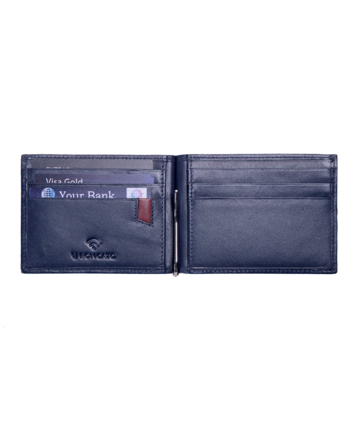 PORTAFOGLIO RONCATO UOMO FERMA SOLDI PASCAL NAVY 12X8,5X1CM 41299623