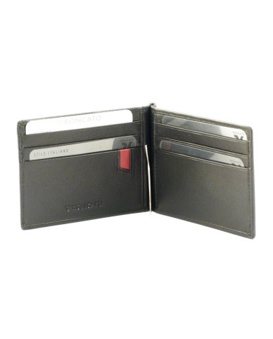 PORTAFOGLIO RONCATO UOMO FERMA SOLDI PASCAL NERO 11,9X8,8X0,8CM  41290601