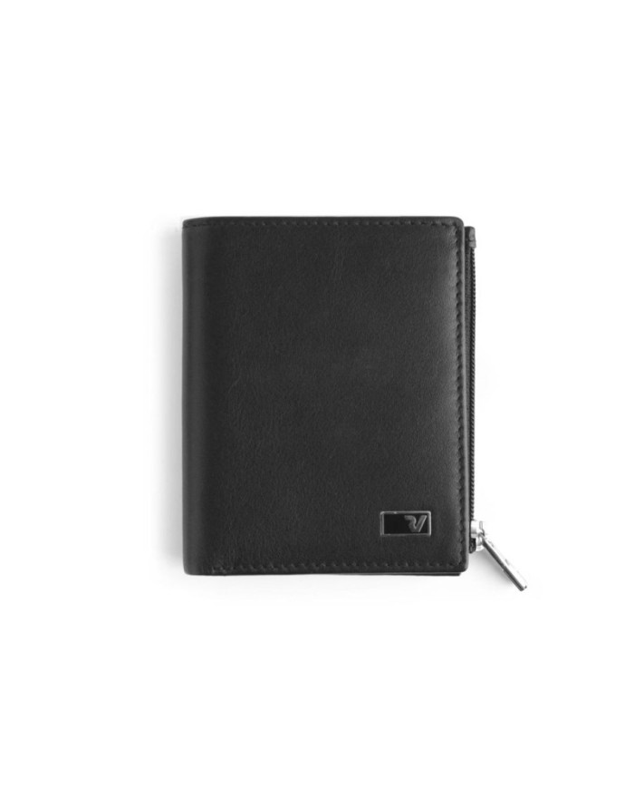 PORTAFOGLIO RONCATO UOMO FLATWALLET CON PORTA MONETE FIRENZE 2.0 NERO  41063301 