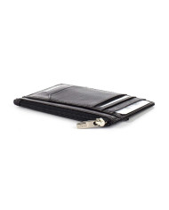 PORTA CARTE DI CREDITO RONCATO UOMO PIATTO CON CERNIERA MANCHESTER NERO 41006501