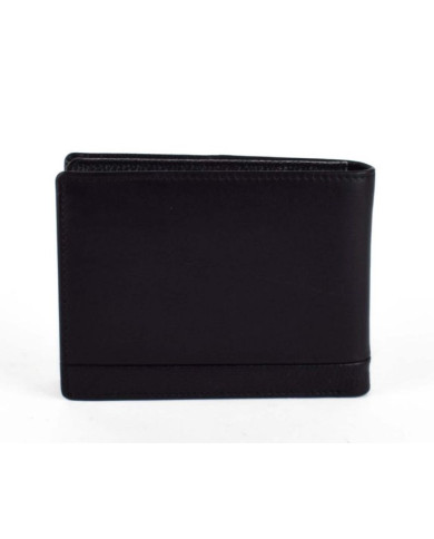 PORTAFOGLIO RONCATO UOMO ORIZZONTALE CON PATTA E PORTA MONETE TRIAL DLX NERO 41114401