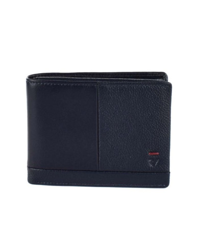 PORTAF ORIZZ CON PATTA E PORTAMONETE NAVY