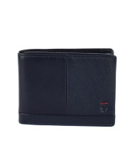 PORTAF ORIZZ CON PATTA E PORTAMONETE NAVY