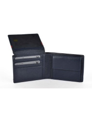 PORTAF ORIZZ CON PATTA E PORTAMONETE NAVY